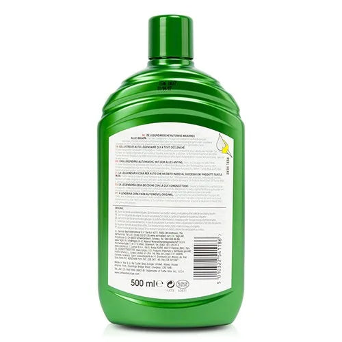 Cera para Coche Turtle Wax 500 ml – Brillo Duradero y Protección UV