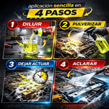 Detergente Alcalino Bicomponente DATACOL DATAFLASH 1L – Desengrasante Profesional para Vehículos y Uso Industrial (Rinde hasta 70L)
