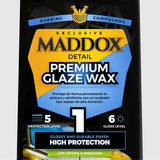 MADDOX DETAIL Premium Glaze Wax – Cera Carnauba Premium Abrillantadora para Coche