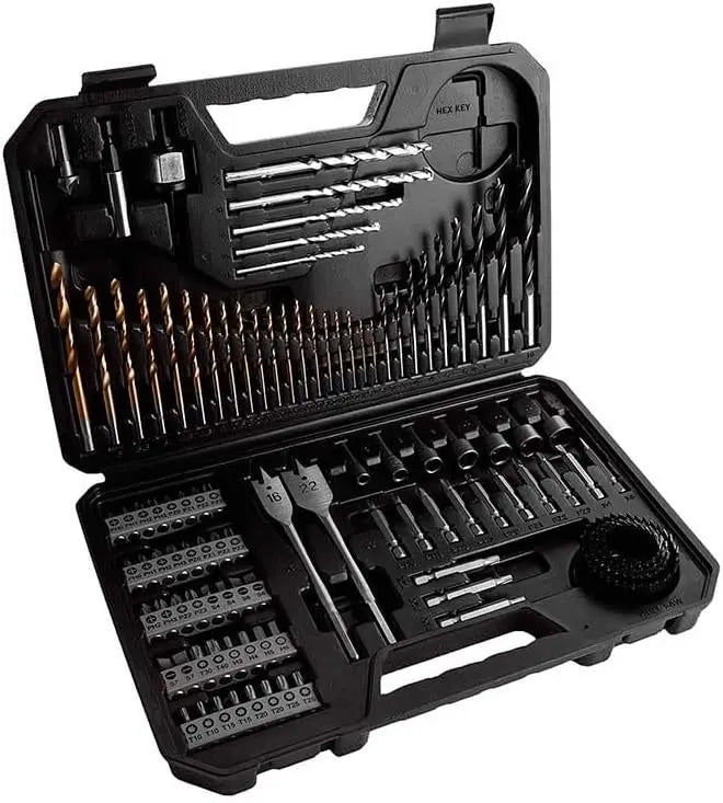 Set de Brocas Bosch 2608594070 – Juego Mixto Profesional 103 Piezas para Metal, Madera y Albañilería