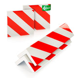 Protector de Columnas Garaje NURADA – Protector de Pared y Esquinas Parking 40x20x2cm + 20x20x2cm, Antigolpes para Coche, Evita Arañazos