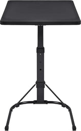 Mesa Auxiliar Plegable T-LoVendo Forma C – Altura Ajustable e Inclinable para Portátil, Sofá y Lectura