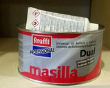 Krafft Masilla para Carrocería 1,5 kg – Relleno y Acabado para Reparación de Chapa