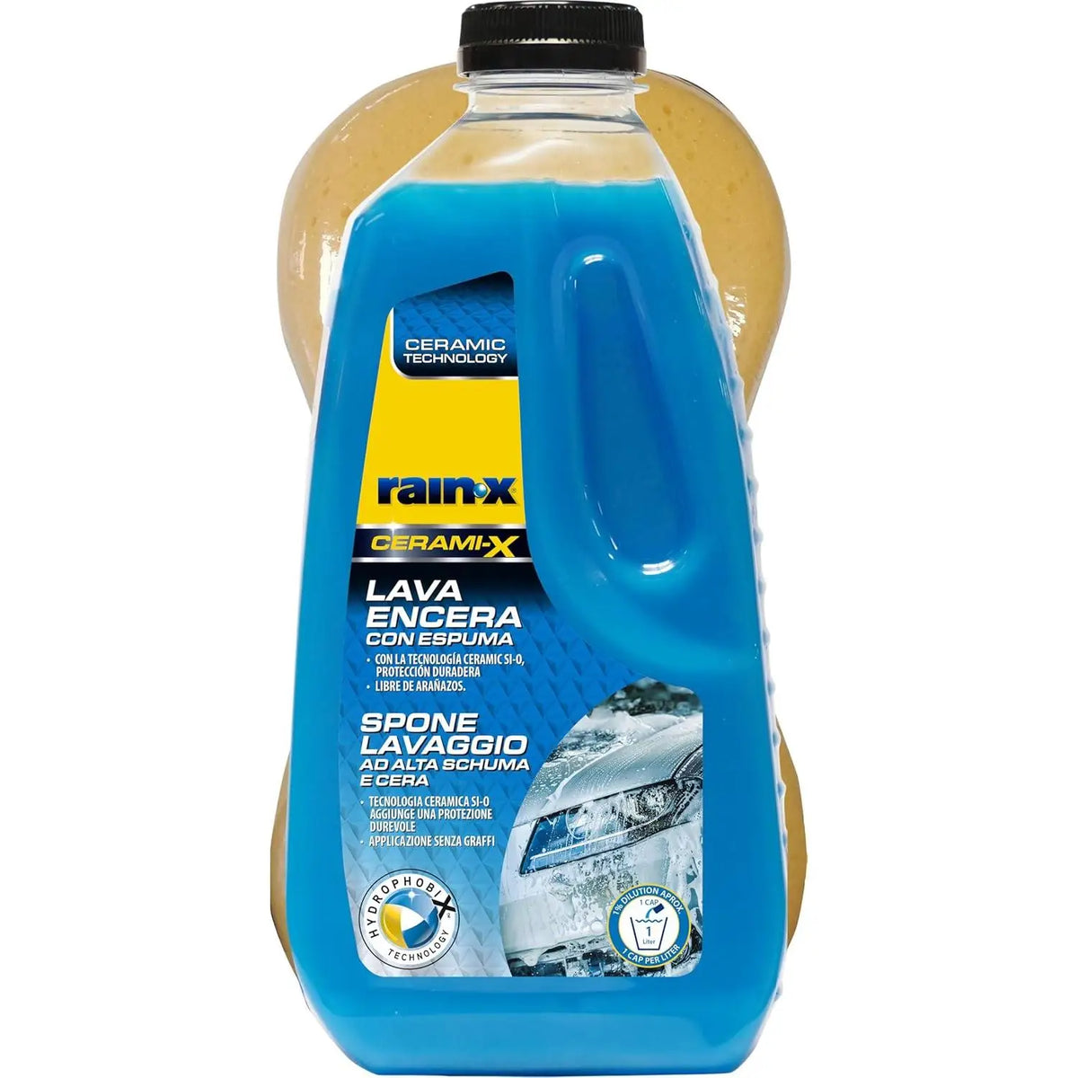 Lava Encera Con Espuma Cerámica Si-O Rain-X 500ml