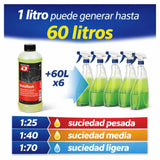 Detergente Alcalino Bicomponente DATACOL DATAFLASH 1L – Desengrasante Profesional para Vehículos y Uso Industrial (Rinde hasta 70L)