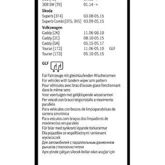 Escobillas Limpiaparabrisas Bosch Aerotwin A187S 600mm/450mm Juego Frontal