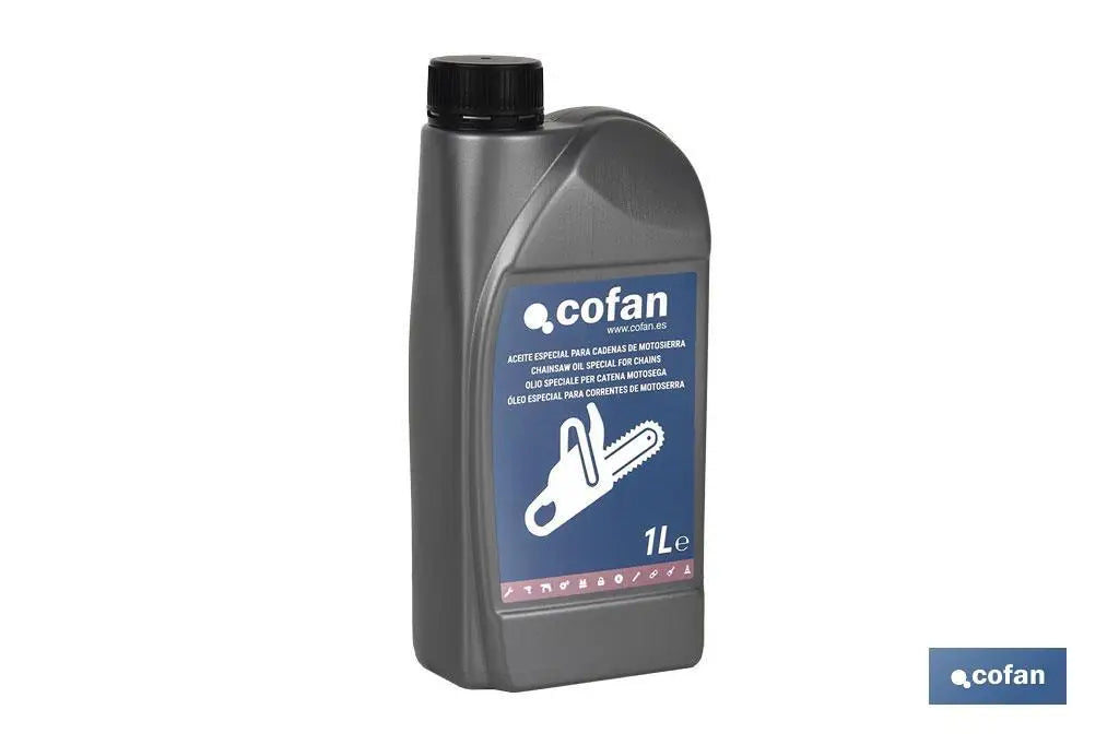 Aceite Cofan para Cadenas de Motosierras | Lubricación Continua y Protección Contra Desgaste | 1 Unidad