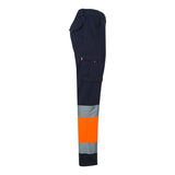 Pantalón Alta Visibilidad Velilla 303007 – 100% Algodón Bicolor Multibolsillos