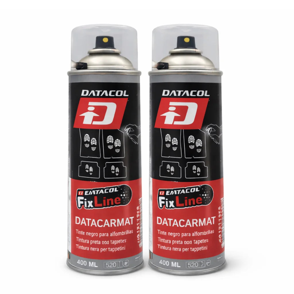 Tinte para Alfombrillas Datacol DataCarmat 400 ml – Spray Restaurador Negro de Secado Rápido para Textil y Caucho