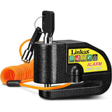 Candado de Disco para Moto con Alarma 110 dB – Antirrobo para Freno con Pasador 7 mm, Incluye Bolsa de Transporte