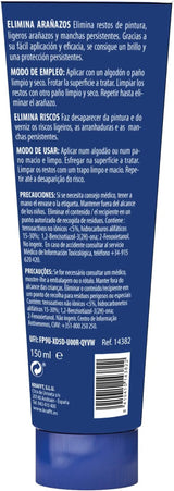 Eliminador de Arañazos Krafft 150 ml – Reparador de Pintura para Rayones Leves