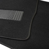 Alfombrillas de Coche Universales Flocadas 4 Piezas – Moqueta PVC Antideslizante y Resistente para Todo Tipo de Vehículos