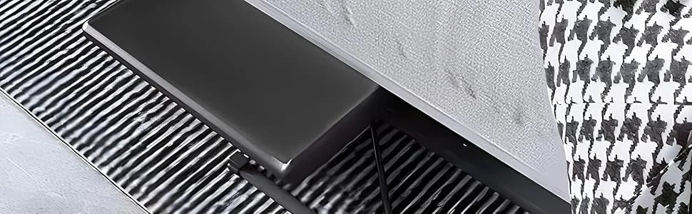 Mesa Auxiliar Plegable T-LoVendo Forma C – Altura Ajustable e Inclinable para Portátil, Sofá y Lectura