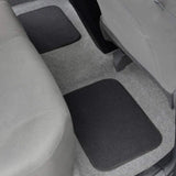 Alfombrillas de Coche Universales Flocadas 4 Piezas – Moqueta PVC Antideslizante y Resistente para Todo Tipo de Vehículos
