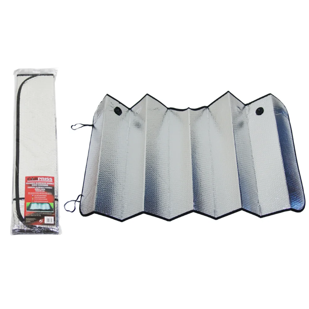 Parasol Aluminizado Doble Cara 180x90 cm – Protector Solar para Camión y Vehículos