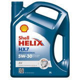 Shell Helix HX7 AV 5W30 5L – Aceite Sintético con Ahorro de Combustible