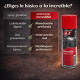 Spray Aflojatodo DATACOL 400 ml 5 en 1 – Aceite Penetrante Desbloqueante para Tornillos Oxidados