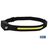 Linterna Frontal Cofan Dual con Sensor de Movimiento – 350 lm, Ajuste Ergonómico y Activación sin Contacto