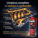 Limpia Inyección Gasolina DATACOL DataFuel 300 ml – Aditivo para Sistema de Combustible, Limpieza y Lubricación de Inyectores