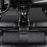 Alfombrillas de Coche Universales Flocadas 4 Piezas – Moqueta PVC Antideslizante y Resistente para Todo Tipo de Vehículos