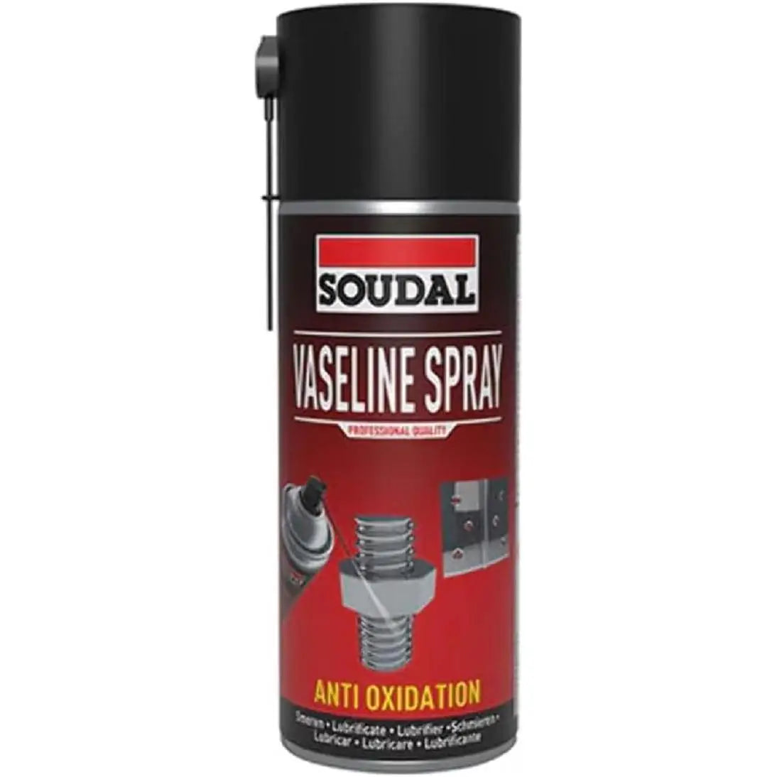 Vaselina en Spray Soudal 400 ml – Lubricante Transparente y Protector Antidesgaste