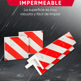 Protector de Columnas Garaje NURADA – Protector de Pared y Esquinas Parking 40x20x2cm + 20x20x2cm, Antigolpes para Coche, Evita Arañazos
