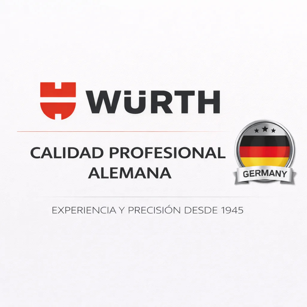 WÜRTH Silicona en Spray Incoloro 500ml - Lubricante para Plástico, Caucho y Metal | Protección Duradera y Anti-estática