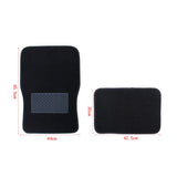 Alfombrillas de Coche Universales Flocadas 4 Piezas – Moqueta PVC Antideslizante y Resistente para Todo Tipo de Vehículos