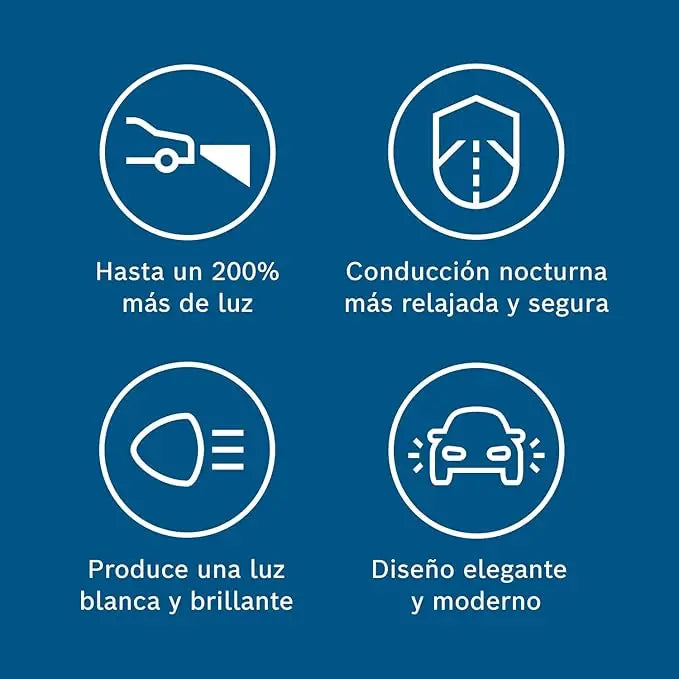 Bosch Gigalight Plus 200 H4 12V 60/55W – Lámpara Halógena de Alto Rendimiento