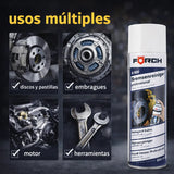 Spray Limpiador de Frenos FORCH 500 ml – Desengrasante Técnico Residuo Cero para Discos, Embragues y Motores
