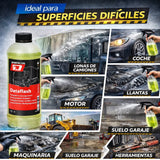 Detergente Alcalino Bicomponente DATACOL DATAFLASH 1L – Desengrasante Profesional para Vehículos y Uso Industrial (Rinde hasta 70L)