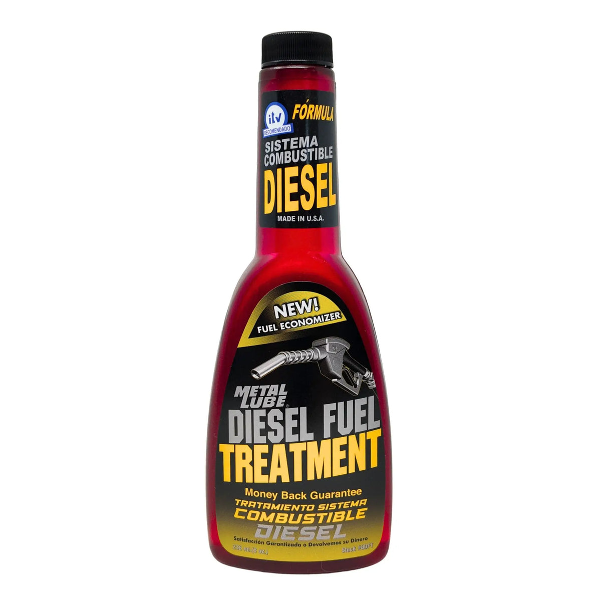 Metal Lube Tratamiento Diésel 236 ml – Limpia Inyectores, Reduce Humos y Protege el Sistema