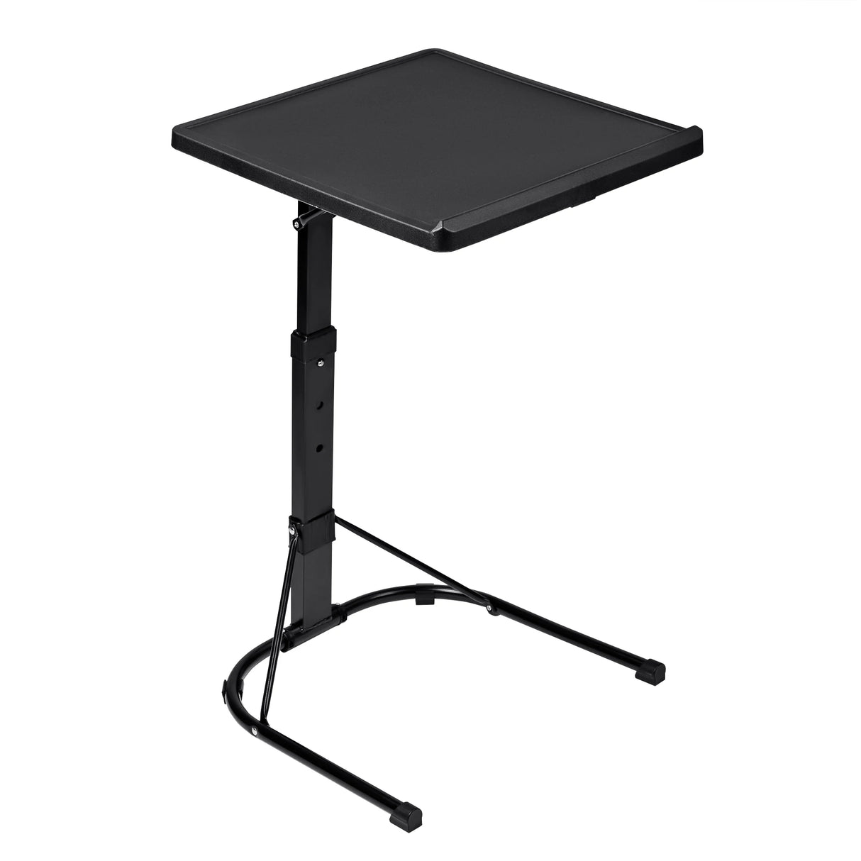 Mesa Auxiliar Plegable T-LoVendo Forma C – Altura Ajustable e Inclinable para Portátil, Sofá y Lectura