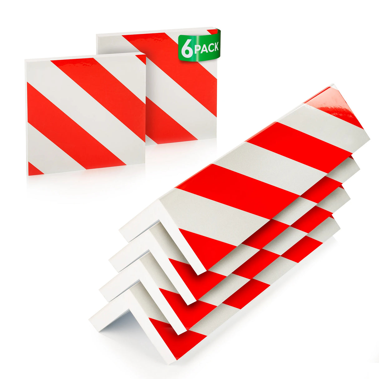 Protector de Columnas Garaje NURADA – Protector de Pared y Esquinas Parking 40x20x2cm + 20x20x2cm, Antigolpes para Coche, Evita Arañazos
