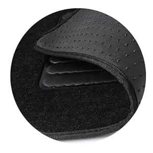 Alfombrillas de Coche Universales Flocadas 4 Piezas – Moqueta PVC Antideslizante y Resistente para Todo Tipo de Vehículos
