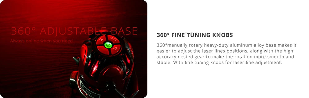 Nivel Láser DEKO LL5 5 Líneas + 6 Puntos – Autonivelante 360° con Luz Roja y Verde de Alta Visibilidad