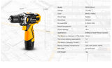 Taladro Inalámbrico DEKO 12V/16V/20V – Destornillador Eléctrico con Batería Litio para Bricolaje