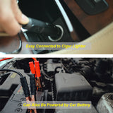 Gato hidráulico eléctrico de suelo para coche, bomba de inflado de neumáticos y linterna LED, juego 3 en 1 con martillo de seguridad, 12V, 5 toneladas, QZ002