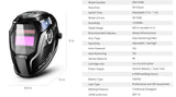 Casco de Soldadura DEKO Solar con Oscurecimiento Automático – Ajustable 4/9-13 para MIG/MMA