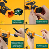 Pistola de Pegamento DEKO DEGG01 – Pistola de Silicona Eléctrica Automática de Fusión en Caliente