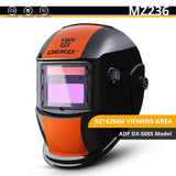 Casco de Soldadura DEKO Solar con Oscurecimiento Automático – Ajustable 4/9-13 para MIG/MMA
