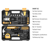 Kit de Herramientas DEKO 100 Piezas – Juego Multifuncional para Carpintería y Bricolaje