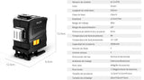 Nivel Láser DEKO 3D 12 Líneas Verde LL12-GTD – Autonivelante con Control Remoto Alta Precisión