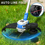 Desbrozadora DEKOPRO 2 en 1 20V – Cortabordes a Batería con 2 Baterías para Jardín