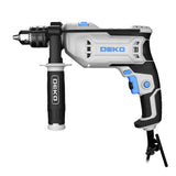 Taladro de Impacto DEKO DKID13XL65G 220V – Profesional 2 en 1 Taladro y Destornillador Eléctrico Serie DKID