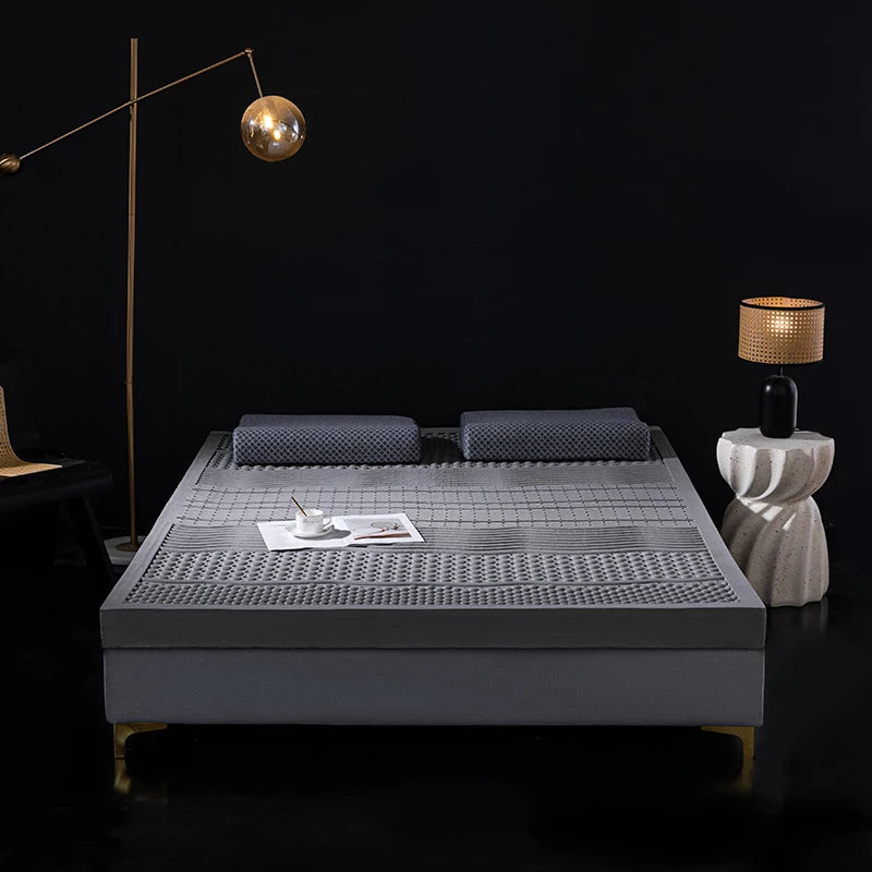 Colchón de Látex Extra Grueso 20 cm 200x200 cm – Firmeza Personalizable y Máximo Confort