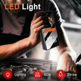 Arrancador de Coche 1200A con Compresor 150 PSI – Jump Starter Portátil con Power Bank