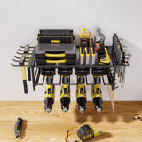Estante Organizador para Herramientas Eléctricas – Soporte Metálico de Pared para Taller y Garaje