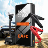 Arrancador de Coche 1200A con Compresor 150 PSI – Jump Starter Portátil con Power Bank