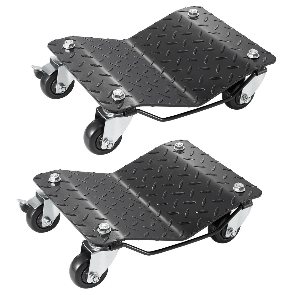 Carrito para Neumáticos SucceBuy 2/4 Unidades Dollies 1500 lb Plataforma con Ruedas para Reparación de Automóviles